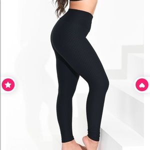 Booty by Brabants Croco Black Leggings